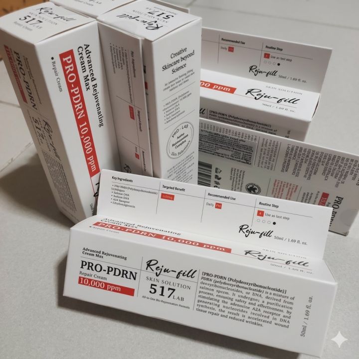 ครีมผิวหน้า Pro-PDRN repair cream 517 lab ขนาด 50 มล. บำรุงผิวหน้า 修复肌肤 ...