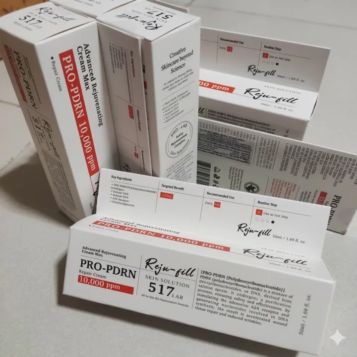 ครีมผิวหน้า Pro-PDRN repair cream 517 lab ขนาด 50 มล. บำรุงผิวหน้า 修复肌肤 ...