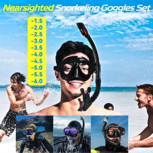 KING TaffSPORT Kacamata Selam scuba Diving anti kabut Snorkeling dewasa with GoPro Mount - AS304