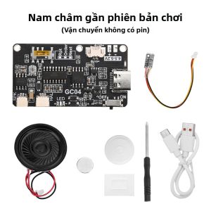 Mô-đun Âm Thanh Thiệp Chúc Mừng Ghi Âm MP3 GC04 Hộp Quà Tặng Sáng Tạo Có Nhạc Dành Cho Thiệp Giáng Sinh & Sinh Nhật Hỗ Trợ Tải Âm Thanh Qua Type-C