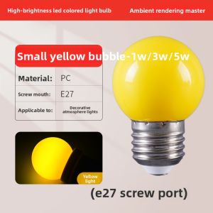 SAINAHEPAN | Creative Colorful LED Light Bulb for Bedroom Decor