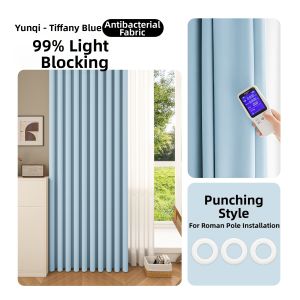 SHULIAN | Baby-friendly Blackout Sunscreen Curtains Noise Reduction Formaldehyde-free
