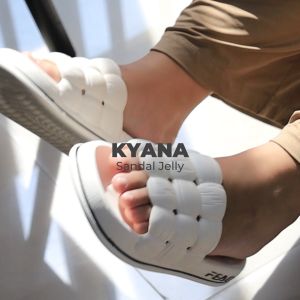 MIISOO Sandal Wanita Karet KYANA Import Anti slip Premium Quality Sendal wanita Jelly EVA Empuk/Sandal Rumah Slop