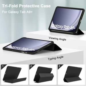 Soft PU Case For Samsung Galaxy Tab A9 Plus 11 Inch Tablet Anti-drop Cover for Samsung Tab A9 SM-X210 X215 X216 X218 Shell