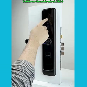 COD KIRIM CEPAT TaffHOME Smart Door Lock Fingerprint / Kunci Gagang Pintu Digital Password Card RFID Alarm - XR24