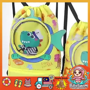 BIBISWIM Swimming Bag Water proof Bag waterproof Wet and Dry | Benang Beg Mandi Bag Budak | 儿童防水游泳包