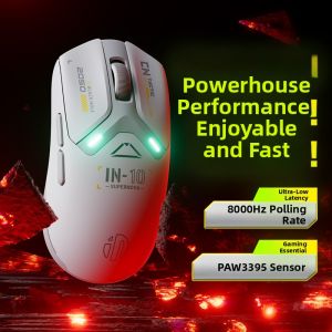 inphic | Tri-Mode Bluetooth Wireless Gaming Mechanical Mouse