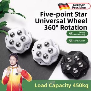 Adhesive Noiseless Omnidirectional Caster Rollers