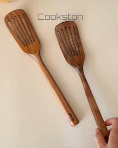 COOKSTON Cooking Utensils Spatula Kayu - Sodet Kayu Sutil Tahan Panas Food Grade
