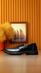 Mens Penny Loafers Slip On Lazy Shoes Leather Casual Shoes 39-44 Super Soft high-end leather shoes
