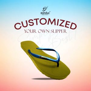 Sanduc Getah SR Perempuan Mix & Match Selipar Gold Warna Emas 2 - 6 Warna