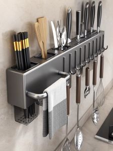 EVERTE | Multifunctional Drill-free Wall-mountable Knife Rack