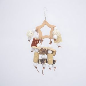 Parrot Toys Self Entertaining Chew Toy Dental Care Decorative Inner Cage Universal for Quaker And Monastery Models Pet Supplies