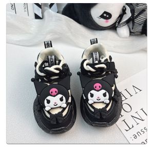 Respirable Casual Sports Shoes for Girls Spring Autumn Style Anti Slip Shock Absorption Rubber Outsole All Season Wear