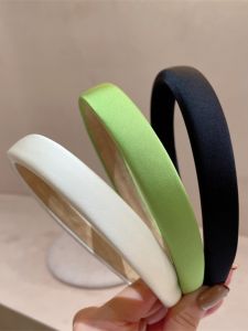 East Gate Pure Color New Style Green Black White Silklike Hairband Thin Sponge Retro Hairband Fashionable Hair Accessories