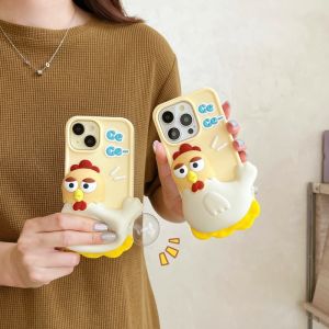💯【Phone Case】+FREE Shipping 💯 3D Pinching Blows Bubbles Cartoon Silicone Case For iPhone 12 13 14 15 Pro Max Cartoon Animal Silicone Soft Cover Casing