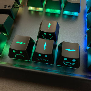 Lightning Baby Transparent Unique Keycap Mechanical Keyboard Keycaps OEM Height WASD Direction Key Mechanical Keyboard