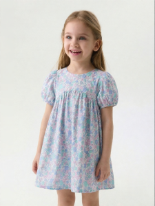 Marc&Janie | Cotton Puff Sleeves Dress for Girls