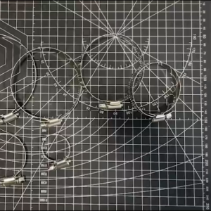 [10 ชิ้น/แพ็ค]เข็มขัดรัดท่อ เหล็กรัด สแตนเลส ขนาดใหญ่ (มีให้เลือกหลายขนาด)แคลมป์รัดท่อยาง กิ๊บรัดสายยาง วงแหวนรัดสาย