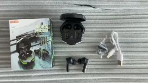 ชุดหูฟังบลูทูธสำหรับเล่นเกมกำลังต่ำหูฟังอินเอียร์ไร้สาย