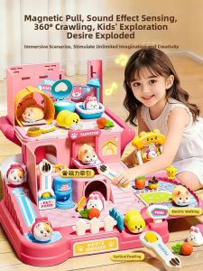 KAKABEIER | Magnetic Pet House and Dollhouse Playset for 3-6 Year Old Girls