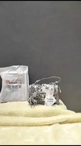 Tas Selempang Wanita Import Bahan Kulit Pu Top Handle Bag Dapat Gantungan Black dan Grey Premium 220722 2072