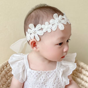 Girls Soft Stretch Headband - Vintage Floral Design Ideal for Photography Suitable for Fine Hair Princess-Themed Headband