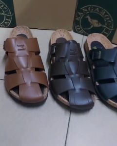 ( KANGAROO ) ORIGINAL / MENS GENUINE LEATHER / CASUAL SANDAL