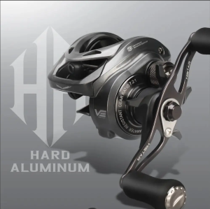 HASIDA Vector Baitcasting Reel 163g 7.2:1 Carbon Body 5kg Drag 6+1BB Long Casting Fishing Reel