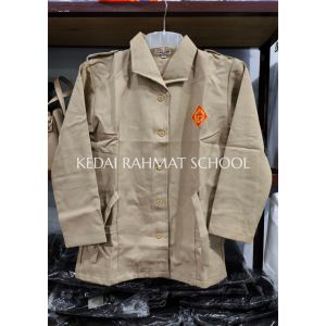 Baju Pramuka SD MI SMP MTS Perempuan Tali Gesper Panjang Bahan Rapilo Nasional Premium Seragam Sekolah