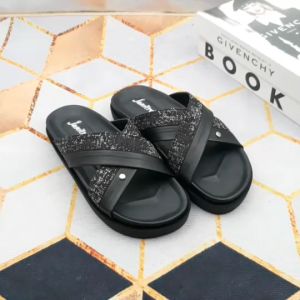 JANITRA OFFICIAl shop / Olla Sandal Wanita Model Puyuh Silang Kanvas Cantik Size 36-43