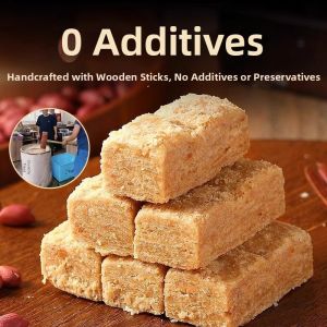 Traditional Old-Style Peanuts Brittle