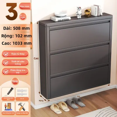 DIBIOU | Tủ Giày Chống Bụi Mỏng Dung Lượng Lớn