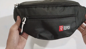 Waist Bag Cowok / Tas Pinggang Pria Polos Simpel