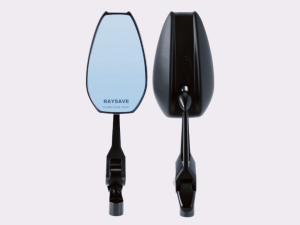 Motorcycle Side Mirror V2 Street King Anti-glare Blue Lens Rotational Universal Made in Thailand