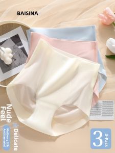 Baisina | Tummy Tucking Buttock Lifting Postpartum Shaping High Waist Ice Silk Seamless Briefs