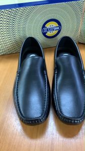 C203 รองเท้าโลฟเฟอร์ แฟชั่นผู้ชาย หนังเงาด้านหน้าเรียบ