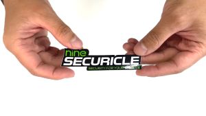 Stiker Nine Merchandise Glossy - SECURICLE VelociLight