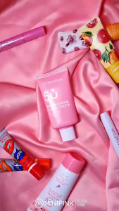 MINIPINK Sunscreen SPF50+ 40ml Face & Body Sunblock Lotion Putih UV Protection Brightening - MP029
