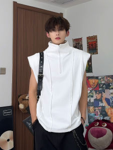 Punk Style Halterneck Padded T-Shirt Tank Top