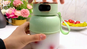 Máy Xay Sinh Tố Cầm Tay Mini ALIZZ AL 13553 600ml Sạc USB Công Suất Mạnh Mẽ Xay Nhuyễn Nhanh Chóng