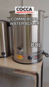 COCCA Commercial Large Capacity Stainless Steel Water Boiler Water Heater 30L 60L 80L