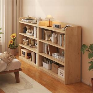 Wooden Beside Bed Cabinet Narrow Storage Bookcase