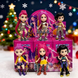 Kpop Devil Hunter Rumi Zoe Mira anime polyvinyl chloride character collection desktop trinkets Childrens gift collectibles