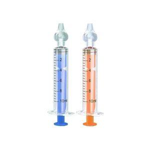 2/6/7PCS 10ml Infant Nasal Syringe Irrigator Safety Suction Reusable Clean Silicone Nose Washing Irrigator For Baby