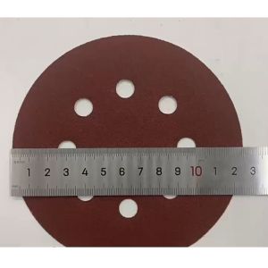 J Giấy Nhám Tròn Dán Máy Mài Đường Kính 125mm Giấy Nhám Lỗ Đánh Bóng Epoxy Resin Xả Nhám Sơn Xe(10 điều) CINDY