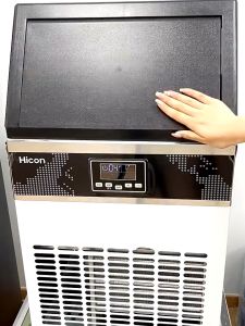 【HICON】Commercial Ice Maker Machine 10KG Storage | 38KG/58KG/70KG Per Day | Smart Display | Adjustable Ice Size