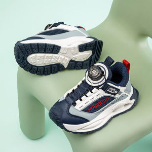 Kids Sports Shoes 6 Years Old Boys New Fashion Style Cool Fabric Knob Non-Slip 27-38 Durable Flexible Trendy Girls Sneakers Purple Rotating Buckle Walking Kindergarten Primary School Students Handsome Preschoolers Infants Lively Children Running Footwear