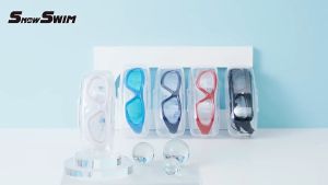 2026 New Professional Adult Swimming Goggles Anti Fog Swim Goggle High Quality UV Protection No Leakage Soft Silicone Wide View Swimming Goggles with Box