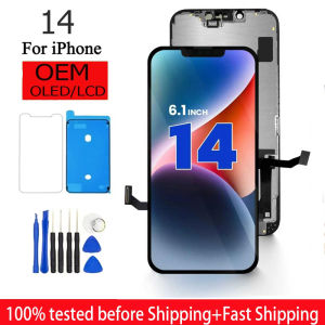 Incel Pantalla For IPhone 14 LCD Display Touch Screen Digitizer Assembly Replacement With 3D Touch A2649 A2881 A2882 A2883 A2884